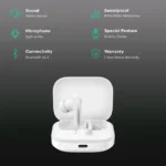 Redmi Buds 5 TWS Earbuds | 46dB Hybrid ANC | 38H Playback | Dual Device Pairing | IP54 | Bluetooth 5.3 - Image 4