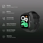 Redmi Move Smartwatch | 1.85" Curved AMOLED AOD Display | Bluetooth Calling | 140+ Sports Modes | HyperOS - Image 28