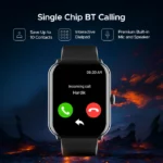 boAt Wave Fury Bluetooth Calling Smartwatch | 1.83" HD Display | Heart Rate & SpO₂ Monitoring | Long Battery Life Black - Image 5
