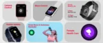 Fire-Boltt Trio Smartwatch (Limited Exclusive Edition) | Bluetooth Calling | 1.83" HD Display | 3 Free Straps - Image 2