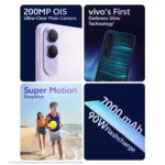 vivo V70 FE 5G | 200MP OIS Camera | 7000mAh Battery | 90W FlashCharge | 6.83" 1.5K AMOLED Display | Dimensity 7360-Turbo - Image 8