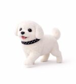 Hopping Walking Dog Toy with Sound | Interactive Plush Puppy | Moving Ears & Nose | Kids Gift White - Image 6