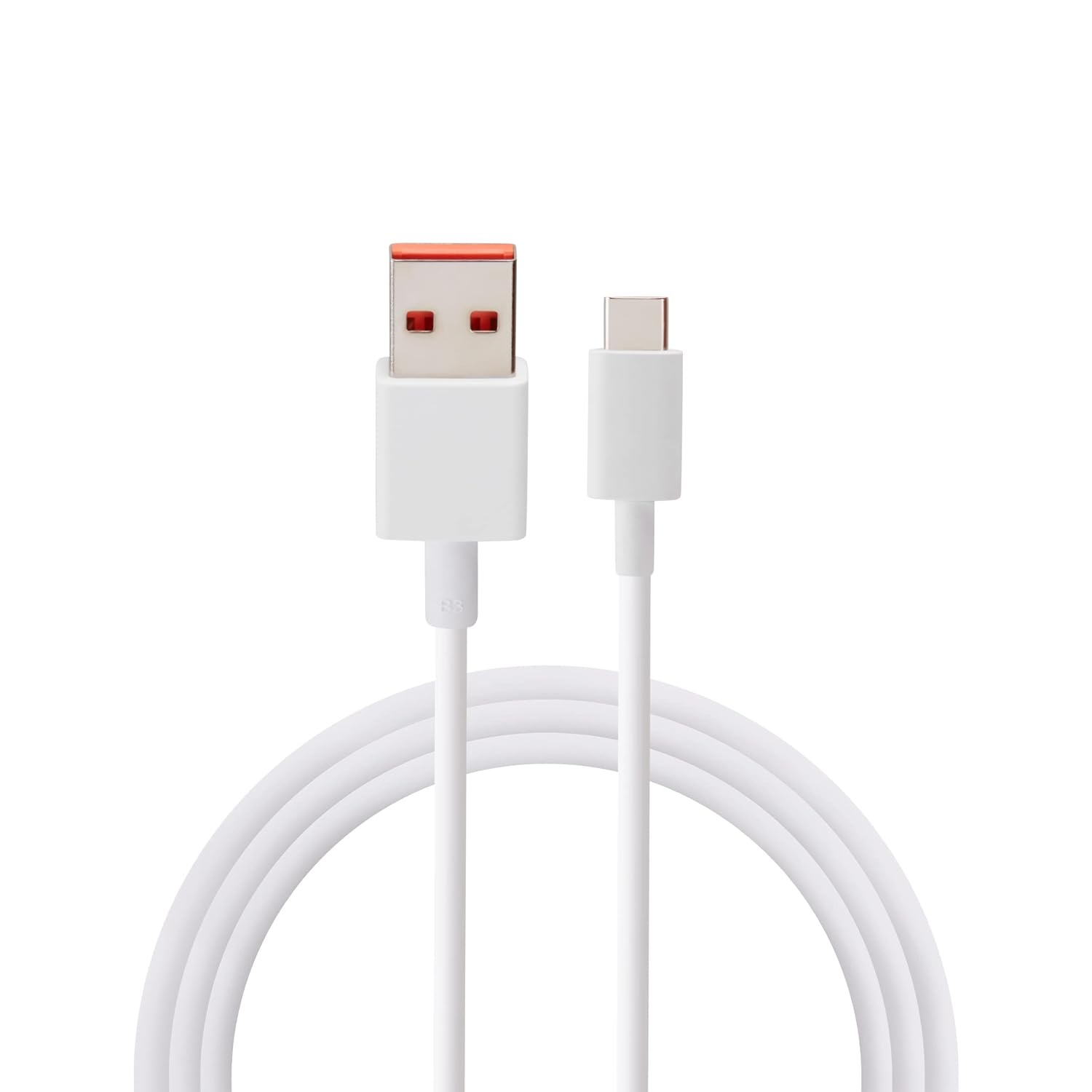 51Qt242-MEL._SL1500_ XIAOMI Mi 6A Fast Charging Cable | 120W HyperCharge | USB Type-C to Type-C | 1 Meter | White - Image 1