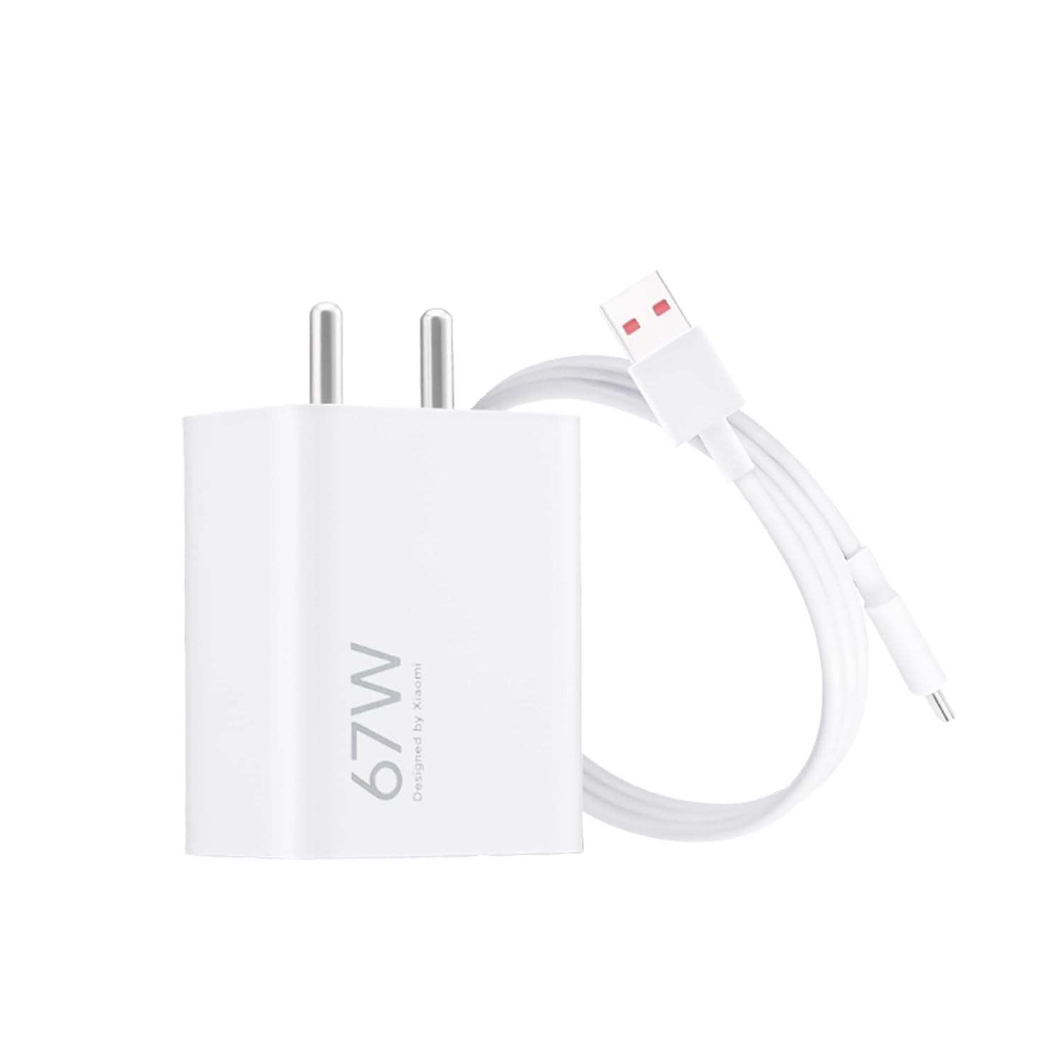 51Z2gzex1nL._SL1500_ Mi Xiaomi Original 67W Fast Charger Combo | QC 4.0+ | PD 3.0 | USB Type-C 6A Cable Included | White - Image 1