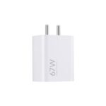 Mi Xiaomi Original 67W Fast Charger Combo | QC 4.0+ | PD 3.0 | USB Type-C 6A Cable Included | White - Image 9