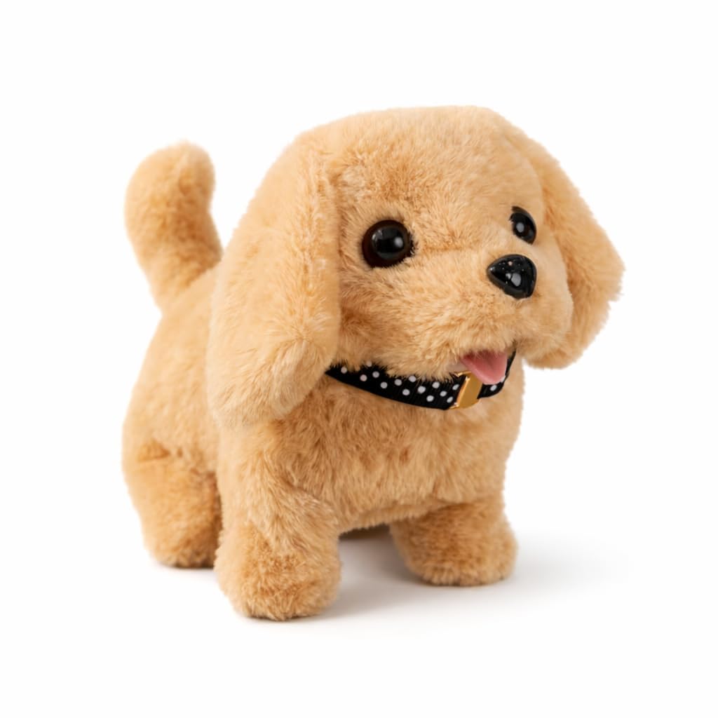 51zYEqq3BdL._SL1024_ Hopping Walking Dog Toy with Sound | Interactive Plush Puppy | Moving Ears & Nose | Kids Gift - Image 1
