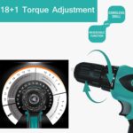 PLATIN 12V Li-ion Cordless Drill Machine | 24 Accessories | 1350RPM | 18+1 Torque | 10mm Chuck - Image 2