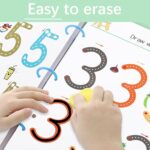 Magical Tracing Workbook Set | 64 Pages | Reusable Alphabet & Number Practice Book - Image 8