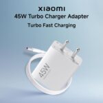Mi Xiaomi Original 45W Turbo Fast Charger Combo | Quick Charge 3.0 | USB Type-C 3A Cable Included | White - Image 5