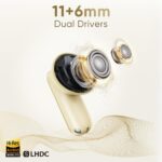 realme Buds Air 8 | 55dB ANC | Dual Drivers | Hi-Res LHDC | 58H Playback | 360° Spatial Audio - Image 6