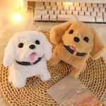 Hopping Walking Dog Toy with Sound | Interactive Plush Puppy | Moving Ears & Nose | Kids Gift White - Image 8