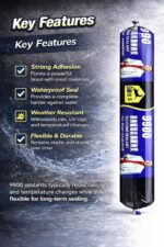 9900 Silicone Sealant Waterproof Adhesive | Strong Leak Repair | Flexible & Weatherproof | Bathroom, Kitchen, Roof & Pipe Sealant - Image 17