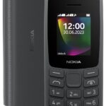 Nokia All-new 105 Single SIM Keypad Phone – Charcoal
