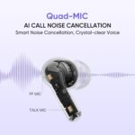 realme Buds T200 | Hi-Res Audio | 32dB ANC | 12.4mm Bass Driver | 50H Playback | Bluetooth 5.4 - Image 9