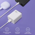 Mi 33W SonicCharge 3.0 USB Charger | Fast Charging Adapter | Quick Charge 3.0 & PD Support | White - Image 6