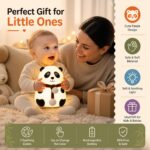 Cute Panda LED Night Lamp for Kids | Rechargeable Silicone Bedside Light | Touch Control | Warm White - Image 4