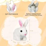 Electronic Bunny Toy for Kids | Hopping & Jumping Rabbit | Moving Ears, Nose & Tail | Soft Plush Toy - Image 6