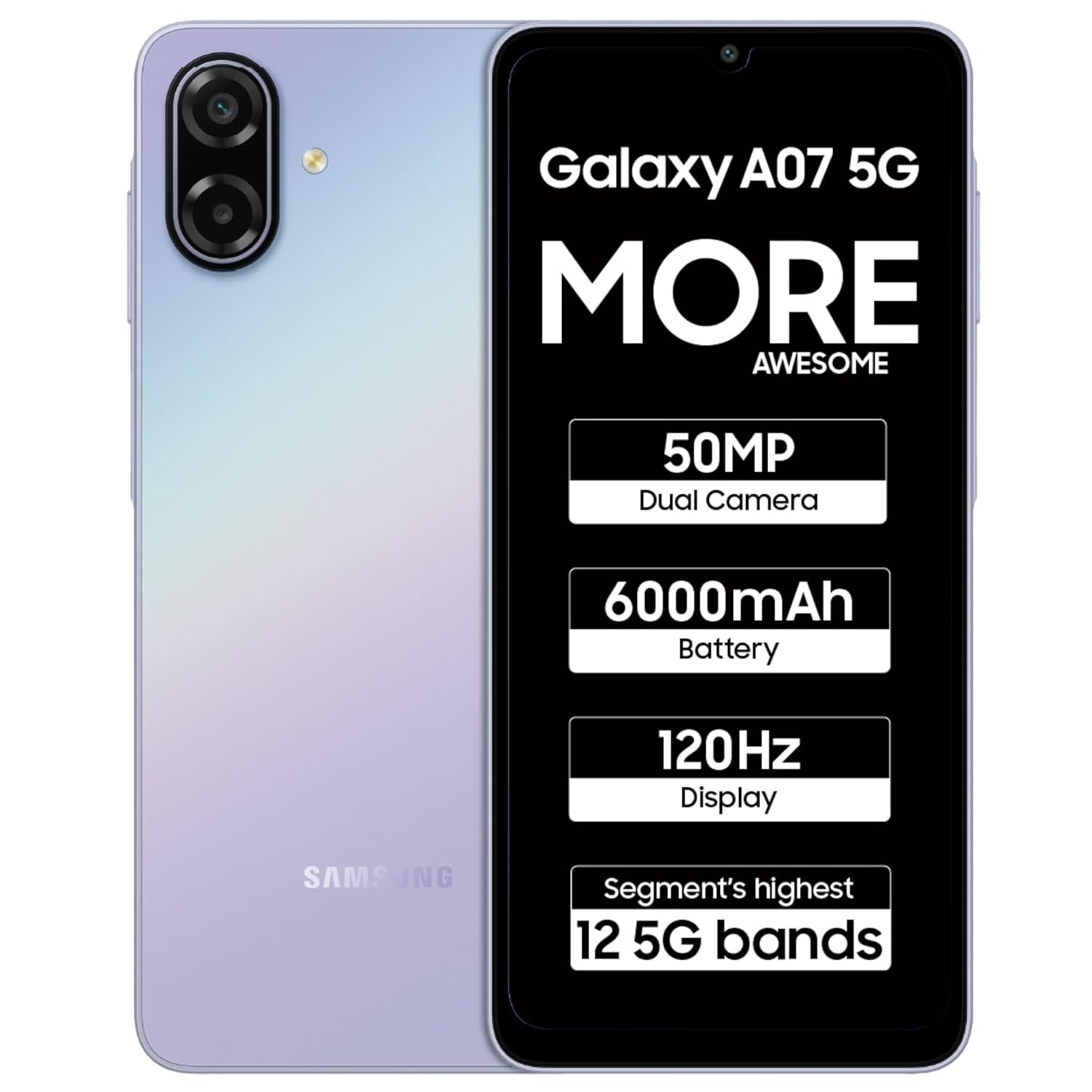 71nl2jfmdDL._SL1500_ (1) Samsung Galaxy A07 5G | Dimensity 6300 | 120Hz Display | 50MP Dual Camera | 6000mAh Battery - Image 1