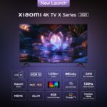 XIAOMI X Series 4K Smart Google TV | Dolby Vision | MEMC | Android 14 | Black - Image 23