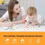 Magical Tracing Workbook Set | 64 Pages | Reusable Alphabet & Number Practice Book - Image 3