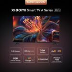 XIAOMI 32" A Series HD Ready Smart Google TV | L32M8-5AIN | HDR10 | Google TV | Black - Image 3