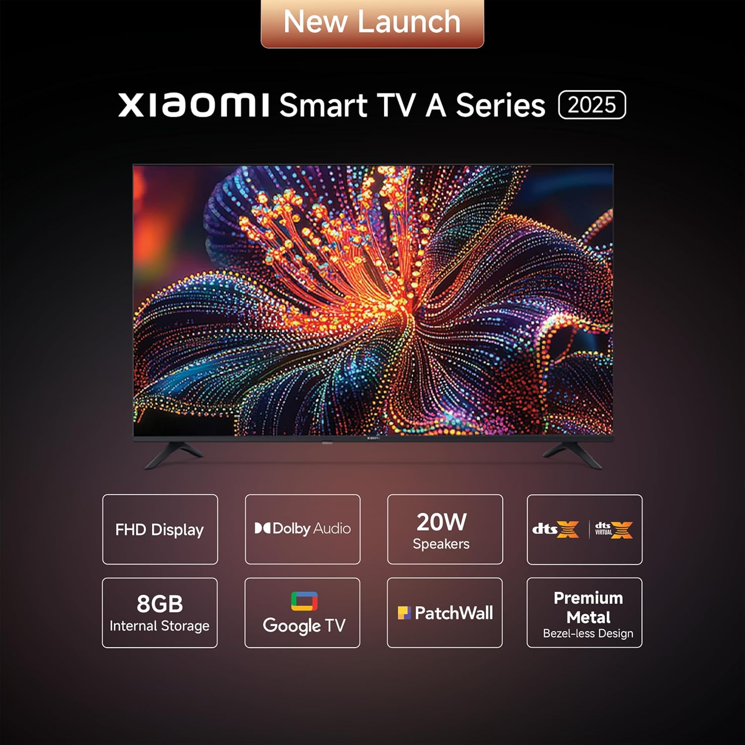 XIAOMI 32″ A Series HD Ready Smart Google TV | L32M8-5AIN | HDR10