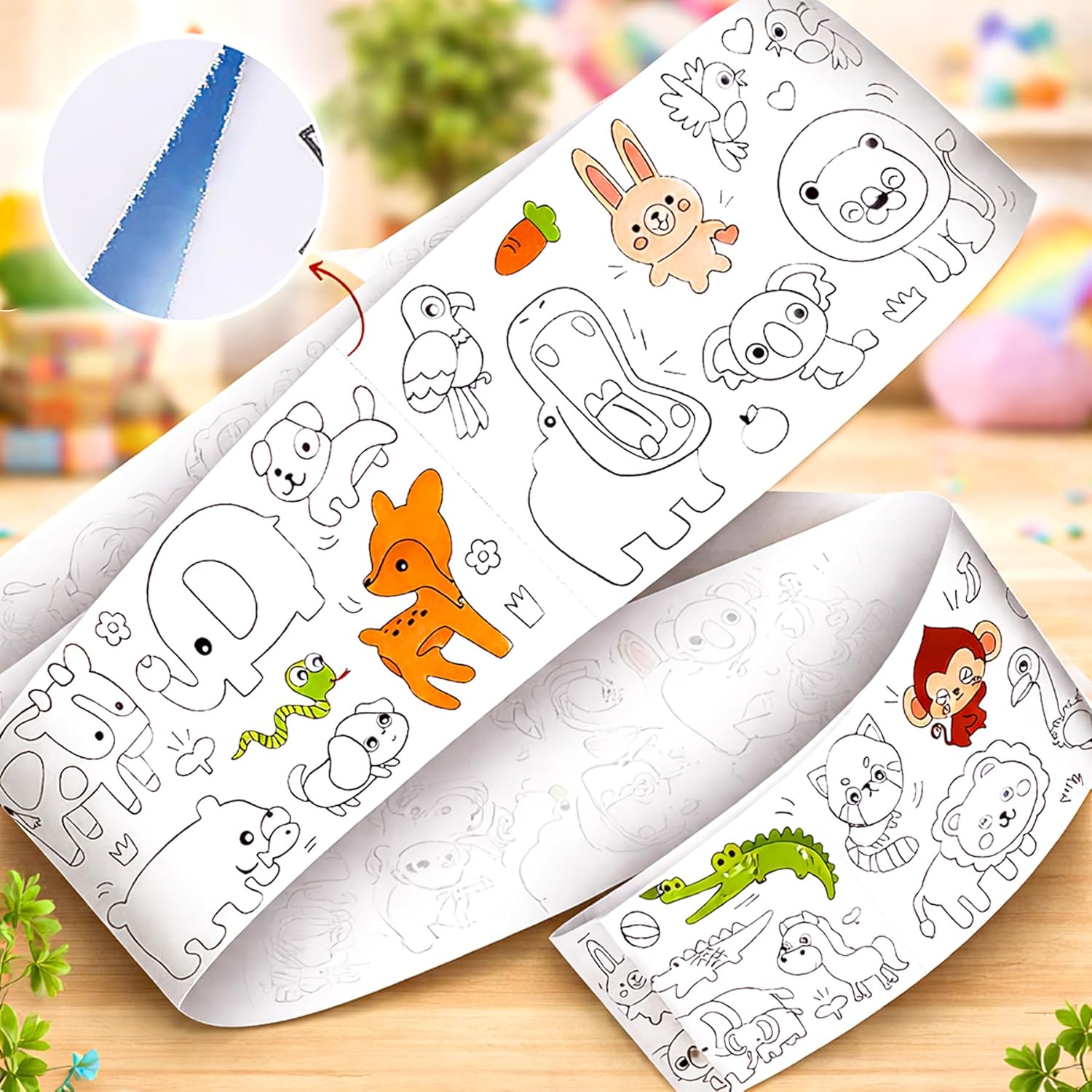 81m2NNSLSYL._SL1500_ Kids Drawing & Colouring Paper Roll | 3 Meter × 30CM - Image 1