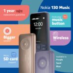 Nokia 130 Music Keypad Phone – 2.4" Display - Image 4