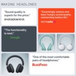 CMF by Nothing Headphone Pro | Hi-Res Audio with LDAC | 40dB Hybrid ANC | Up to 100H Playback - Image 12