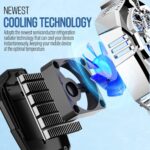 X20 Mobile Cooler Fan For Gaming USB Air Cooler (Silver, Black) - Image 6