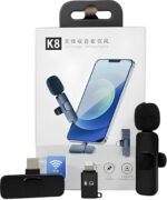 K8 Wireless Microphone Model 2 for YouTube, Reels & Lectures